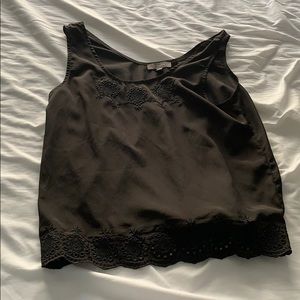 Lace black shirt